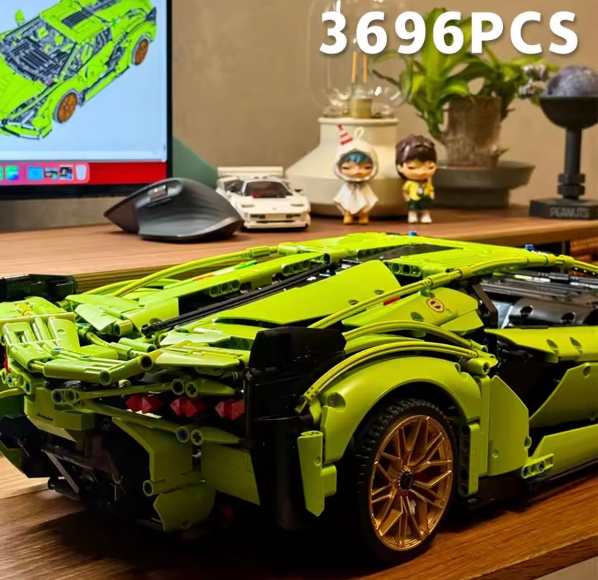 Lamborghini Building Block Set 3696Pcs block technic set