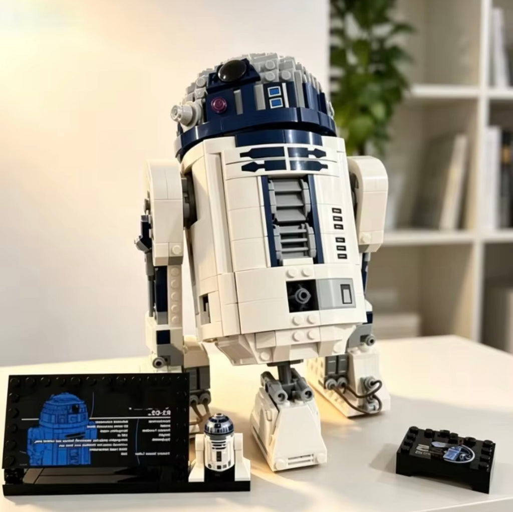 Star Wars R2-D2 Building Block Set Assembly Kit 1050Pcs w 1 Figure