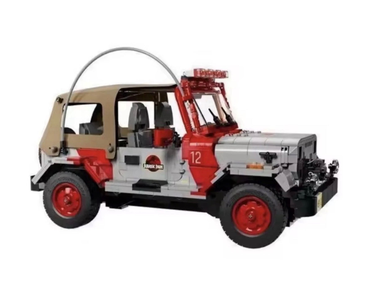 Jurassic Park: Jeep Wrangler (77984) 1924PCS Building Blocks w/ 1 Figure