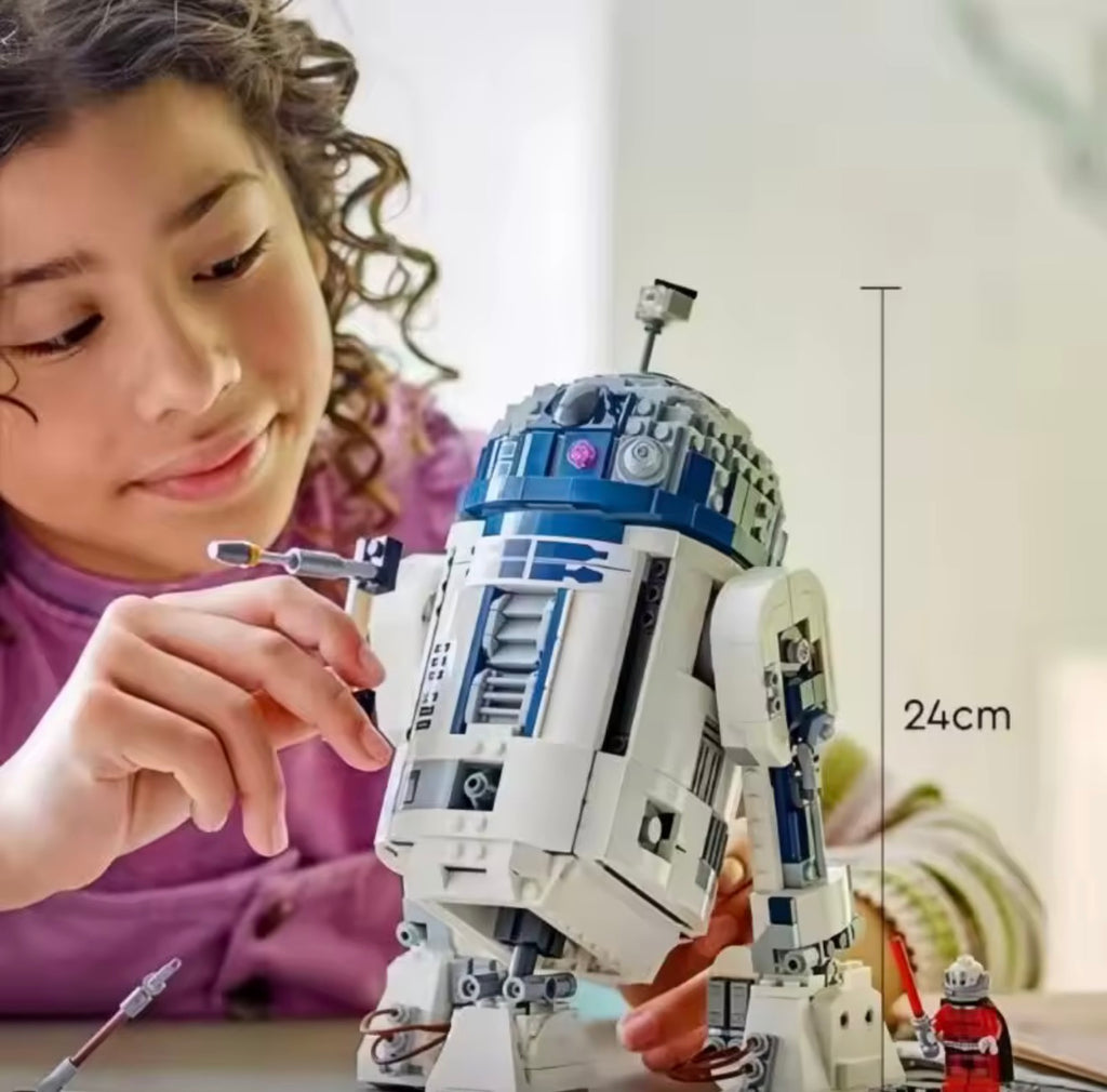 Star Wars R2-D2 Building Block Set Assembly Kit 1050Pcs w 1 Figure