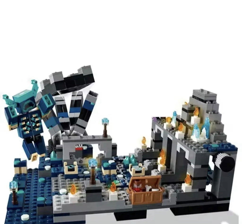 Minecraft The Deep Dark Battle Building Block Set 584pcs With 3 Figures