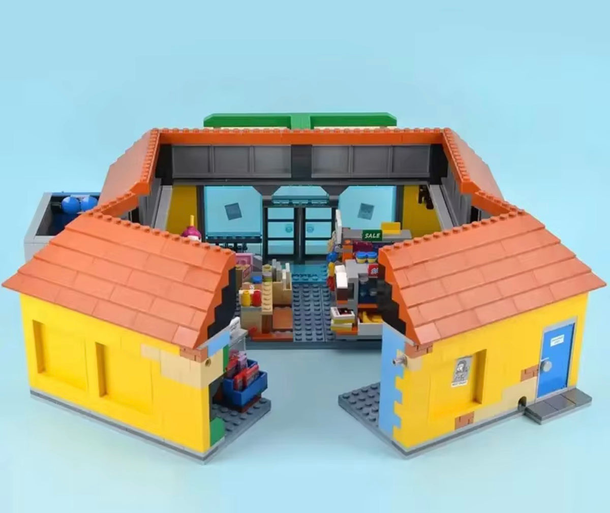Simpsons Kwik-E-mart building block set 2179Pcs with 6 Figures
