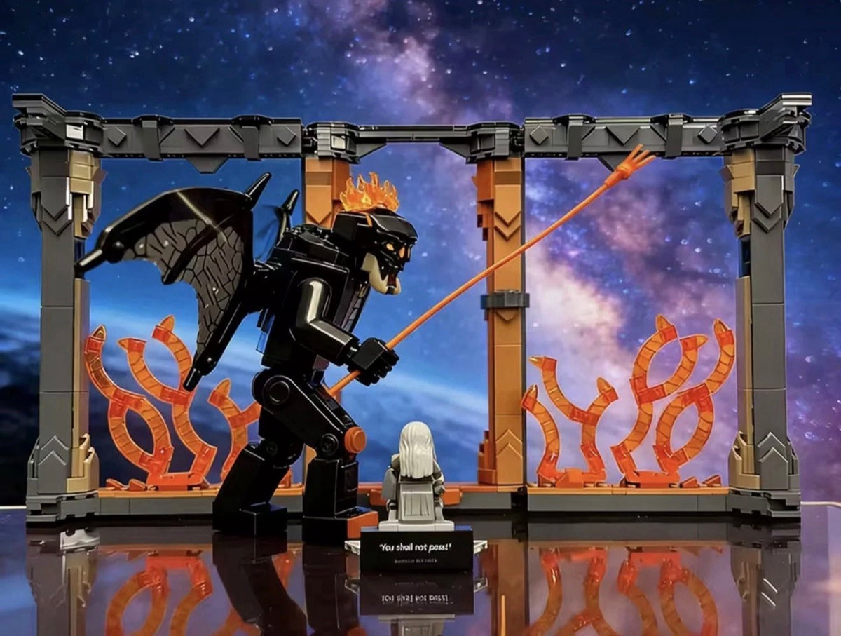 Lord of the Rings: Balrog Book Nook (10367) 1201PCS Building Blocks