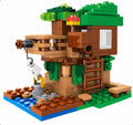 Minecraft Treehouse building block set with 4 Figures