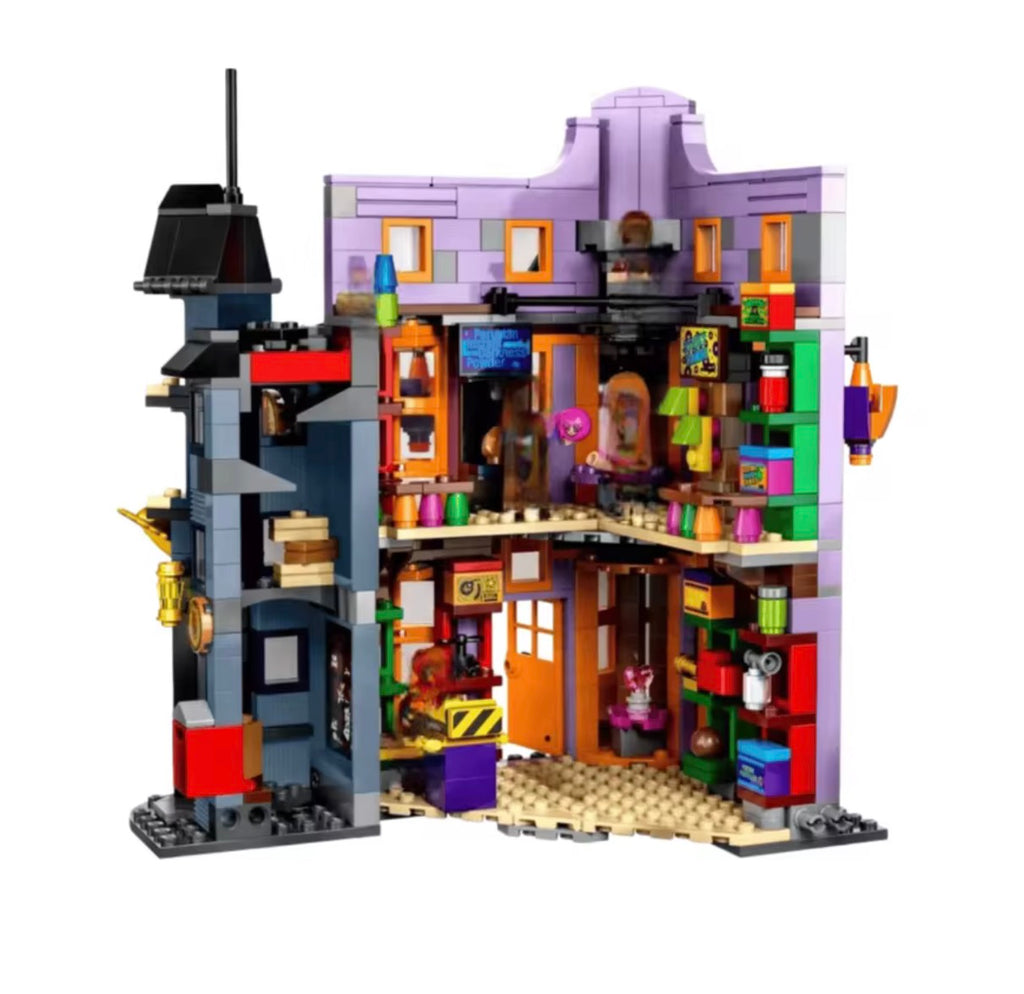 Diagon Alley Weasleys' Wizard Wheezes (76422) 834PCS Building Blocks w/ Figures